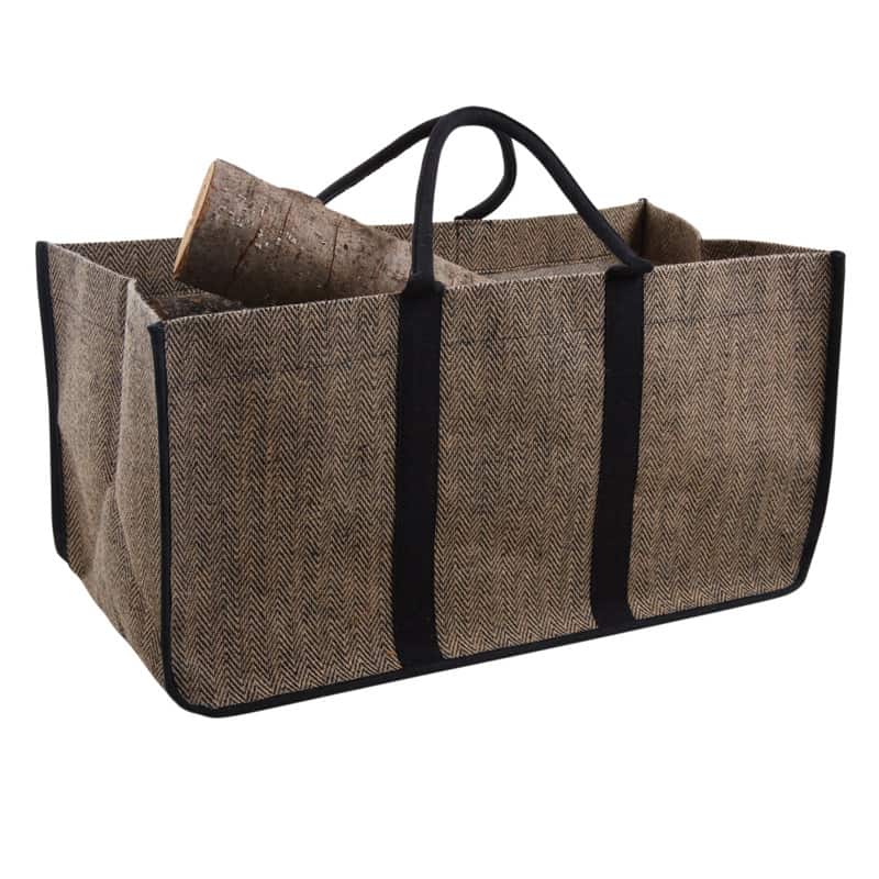 Le sac à bûches : l'accessoire indispensable pour transporter votre bois -  Enerzine