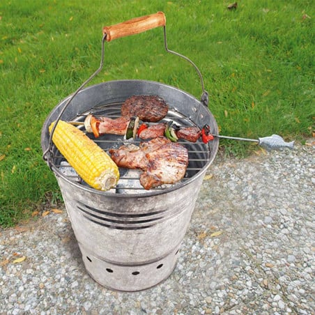 Petit barbecue portable seau discount – Barbecue bois portable