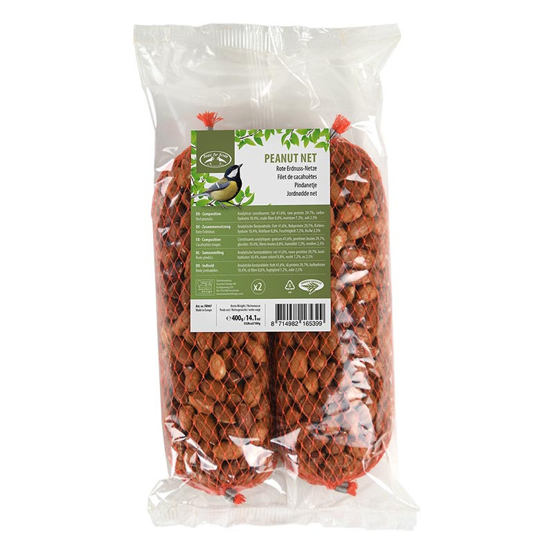 Cacahuètes (arachides) rouges pour oiseaux 750g - Esschert design