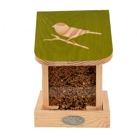 Peckish Mangeoire à Oiseaux pour fenêtre, Naturel, 14 x 12,5 x 12,5 cm :  : Jardin